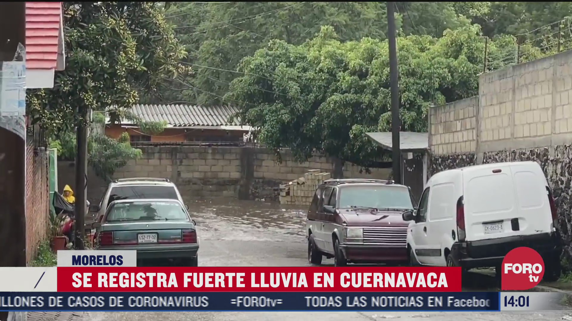 fuertes lluvias dejan inundaciones en cuernavaca