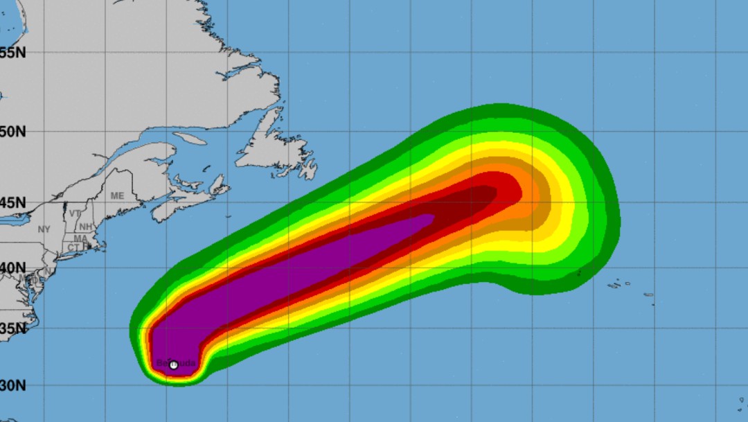 ‘Paulette’ golpea Bermudas como huracán categoría 1; se intensificará a 2