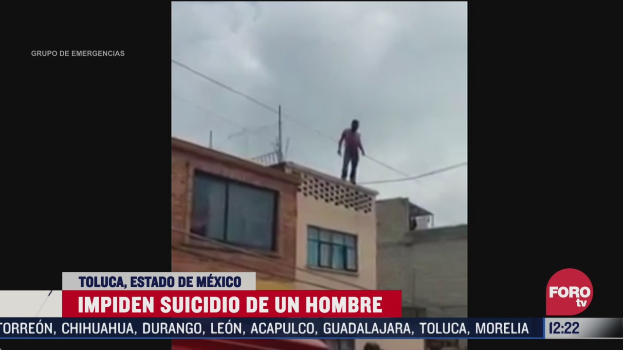 impiden suicidio de un hombre en toluca estado de mexico