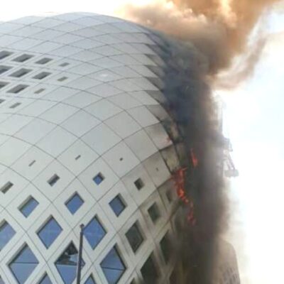 Se registra tercer incendio en una semana en Beirut; arde edificio de Zaha Hadid