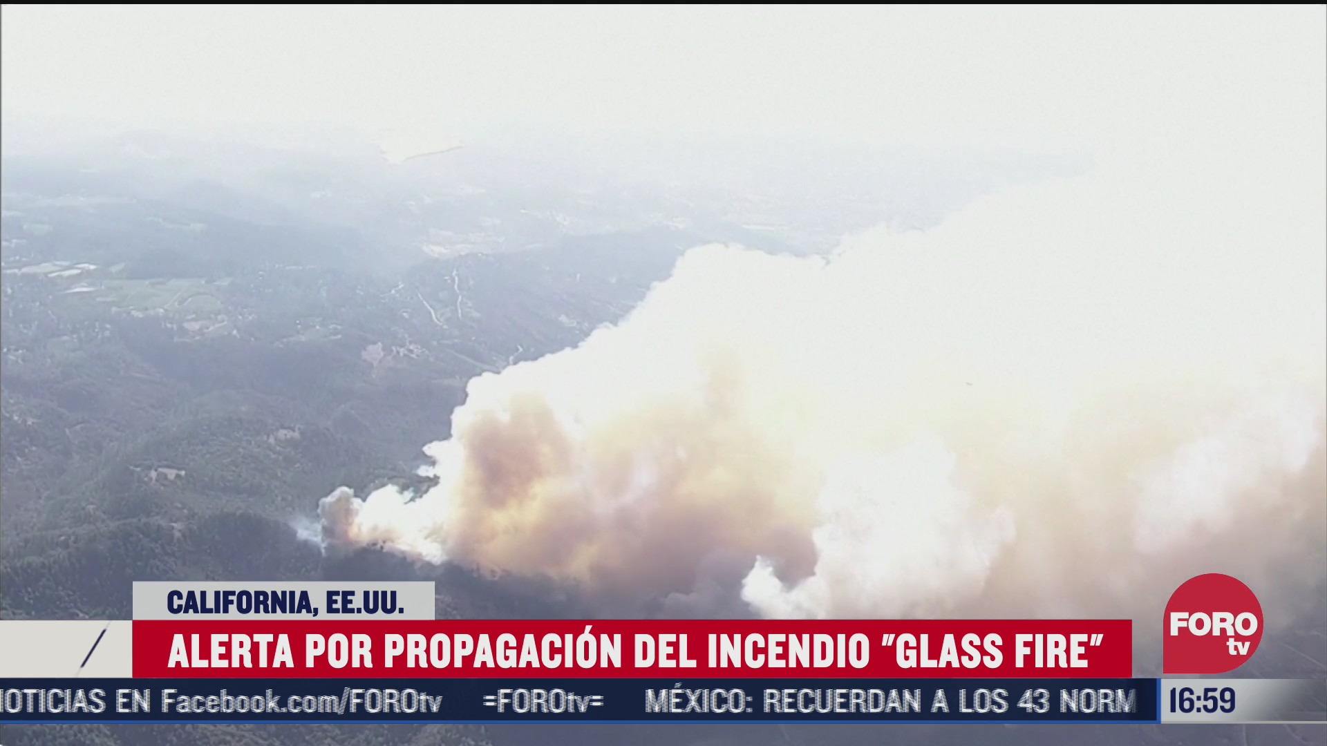 incendio glass fire consume 485 hectareas en california
