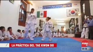 la practica del tae kwon do
