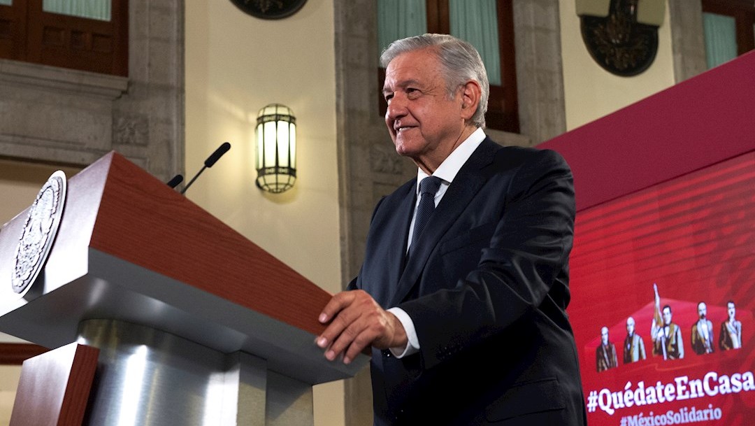 López Obrador en conferencia matutina