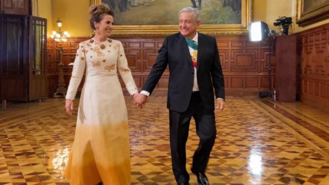 Los esposos López Obrador y Gutiérrez Muller