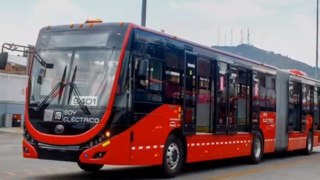 La primera unidad de Metrobús 100% eléctrica