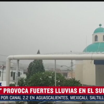 ‘Nana’ provoca fuertes lluvias en Campeche
