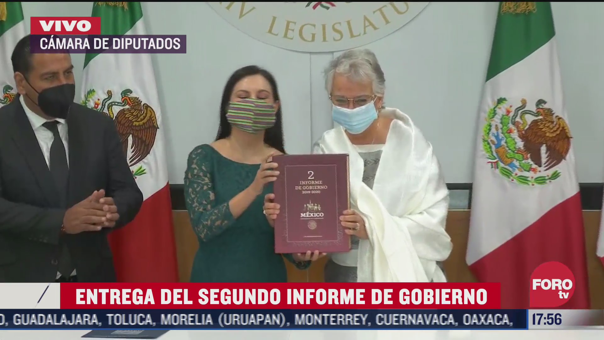 olga sanchez cordero entrega informe de gobierno de amlo