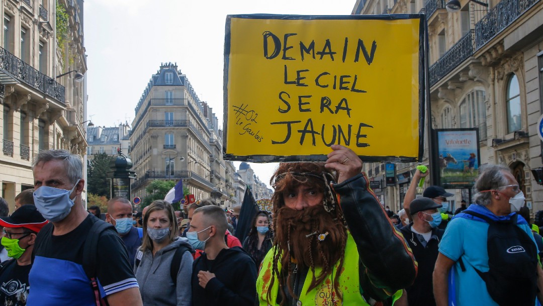 Protestas de chalecos amarillos en París