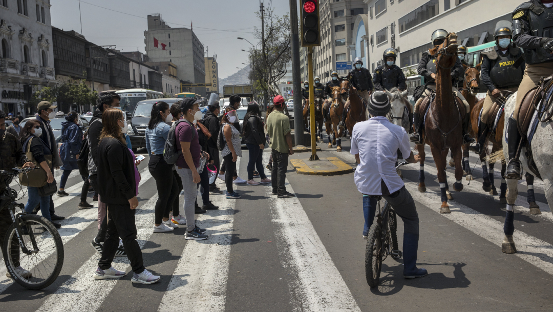 Protestas en Perú por crisis política