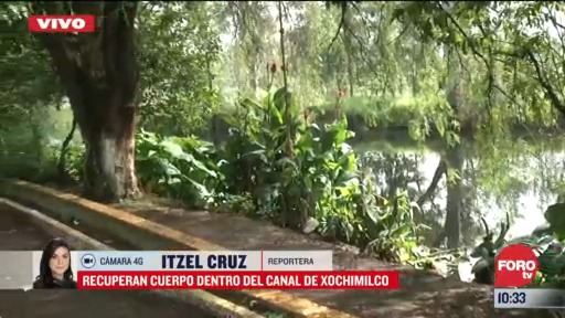 recuperan un cuerpo dentro de canal de xochimilco