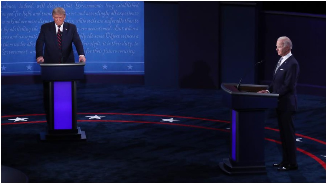 Resumen de los mejores momentos del primer debate presidencial de Estados Unidos