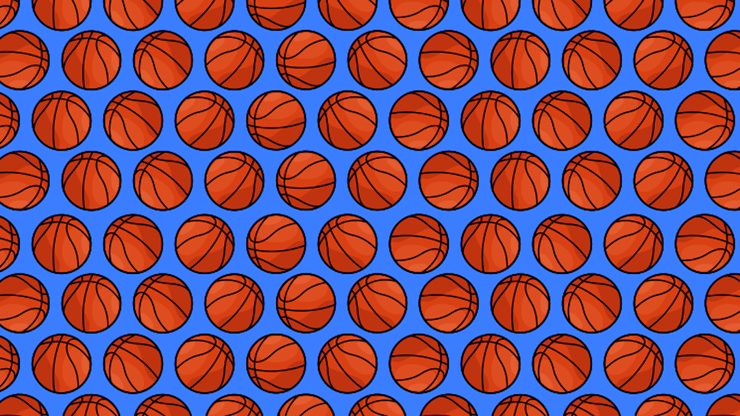 Reto visual, encuentra los 4 balones de voleibol entre los de basquetbol, ilustración