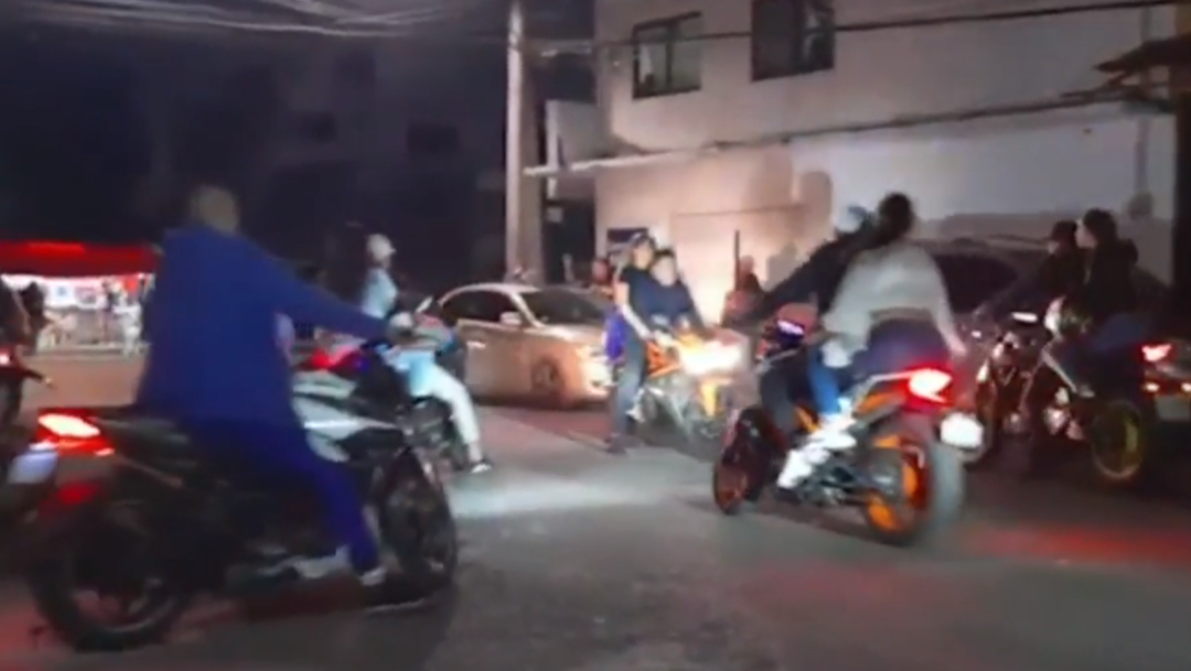 Los motociclistas atendieron a una convocatoria publicada en redes sociales
