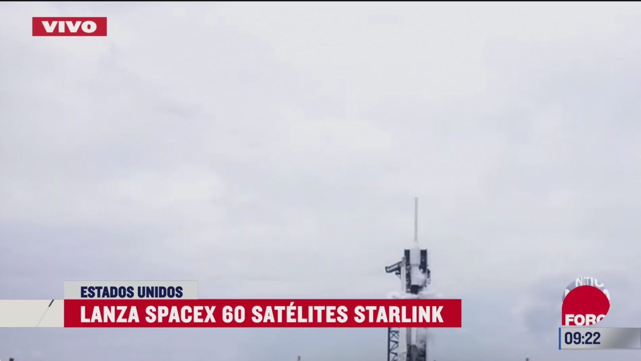 sapacex lanza 60 satelites starlink