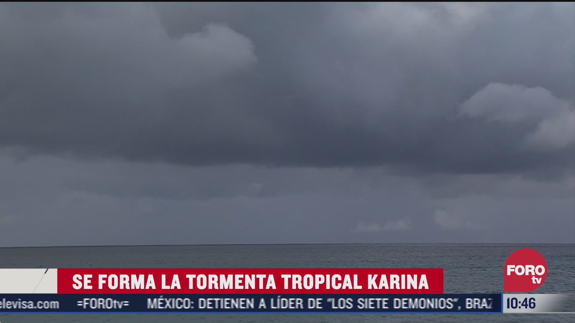 se forma la tormenta tropical karina en la peninsula de baja california