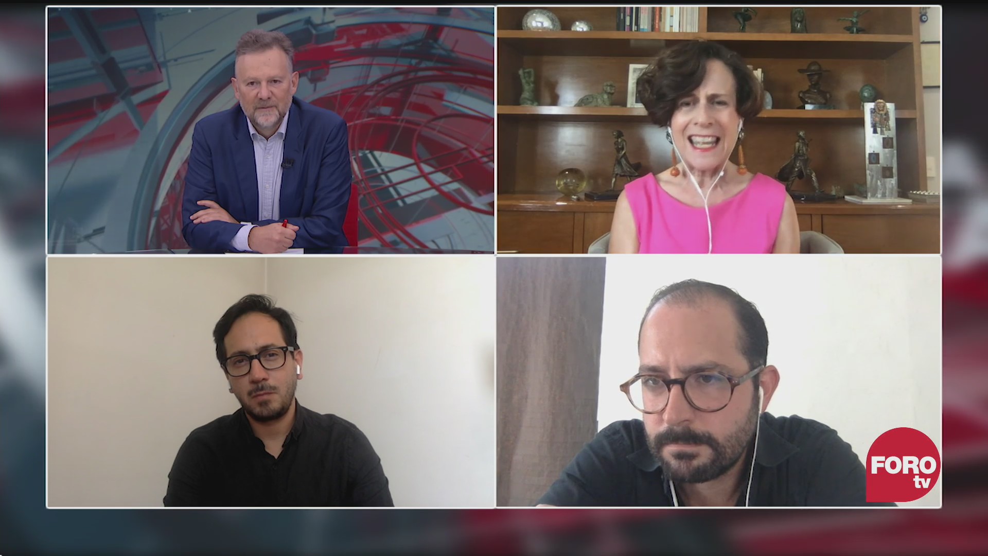 Leo Zuckermann, Denise Dresser, Pablo Majluf y Mario Arriagada analzian la corrupción en la polítijca mexicana