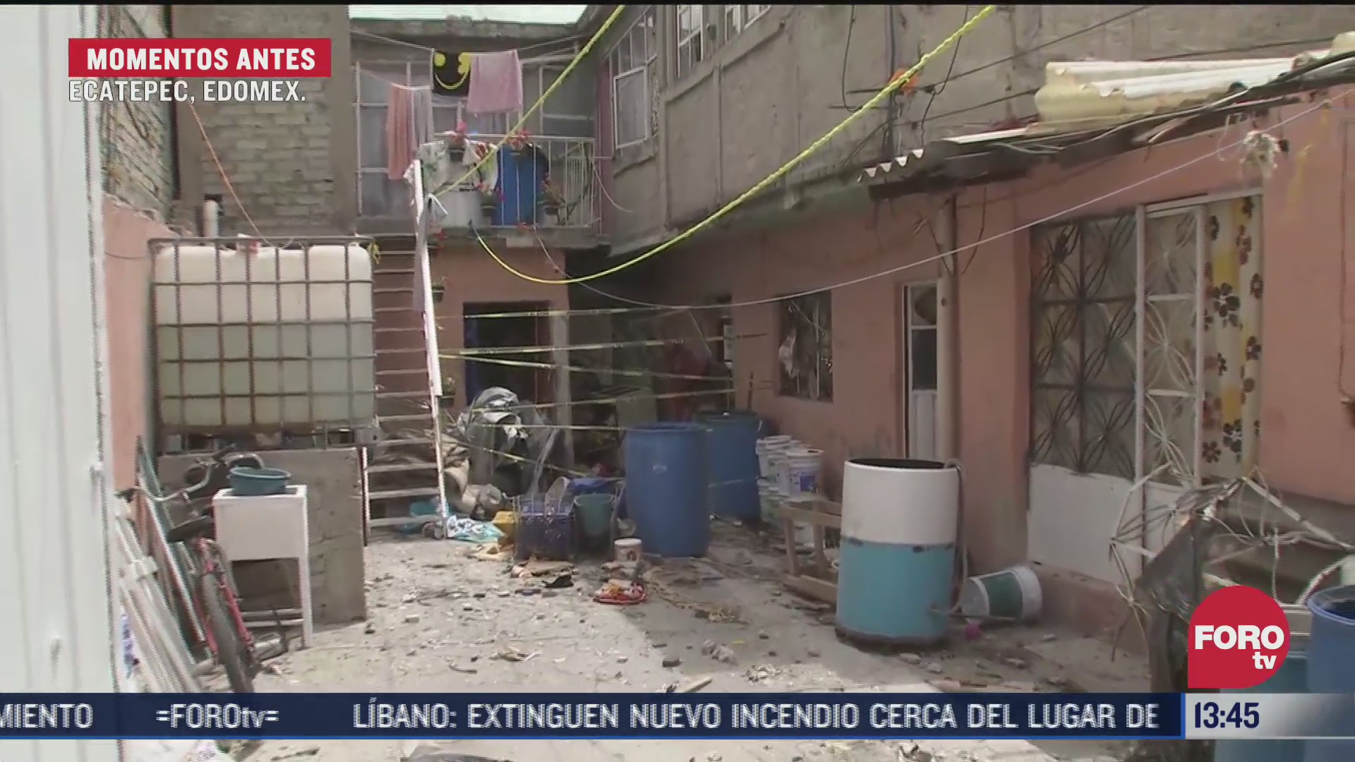 se registra explosion por acumulacion de gas en colonia estrella ecatepec deja 1 persona muerta