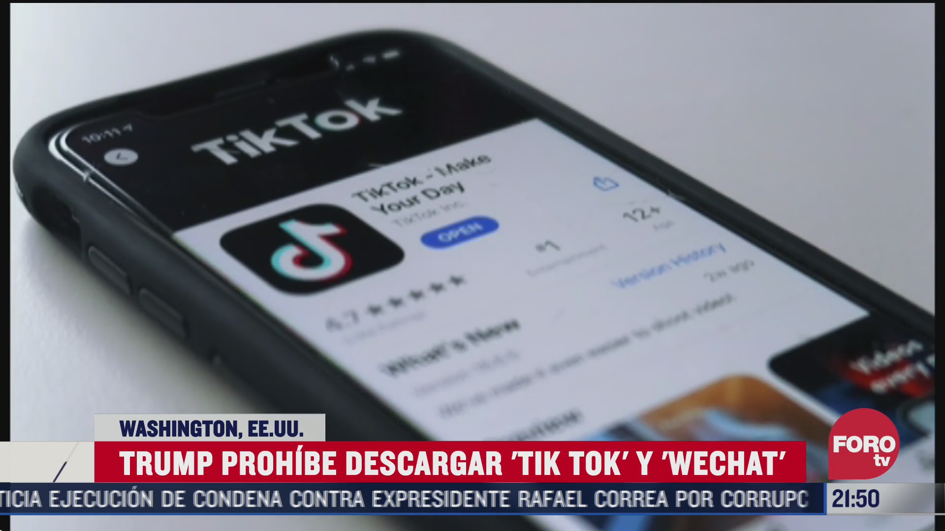 Tik Tok y WeChat quedarán prohibidas en Estados Unidos