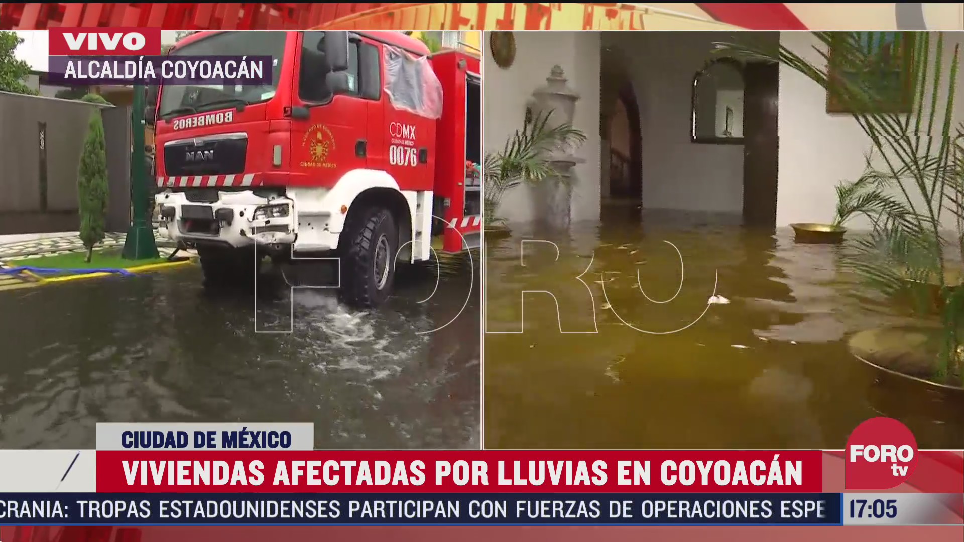 unas 15 casas en coyoacan resultan afectadas por la lluvia
