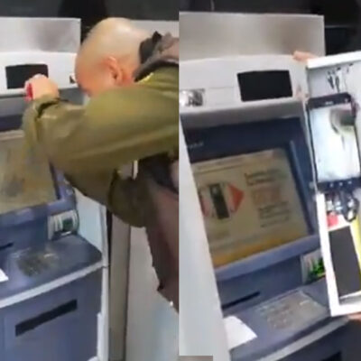 Video muestra nueva forma de robo en cajero: con celular graban NIP de tarjetas