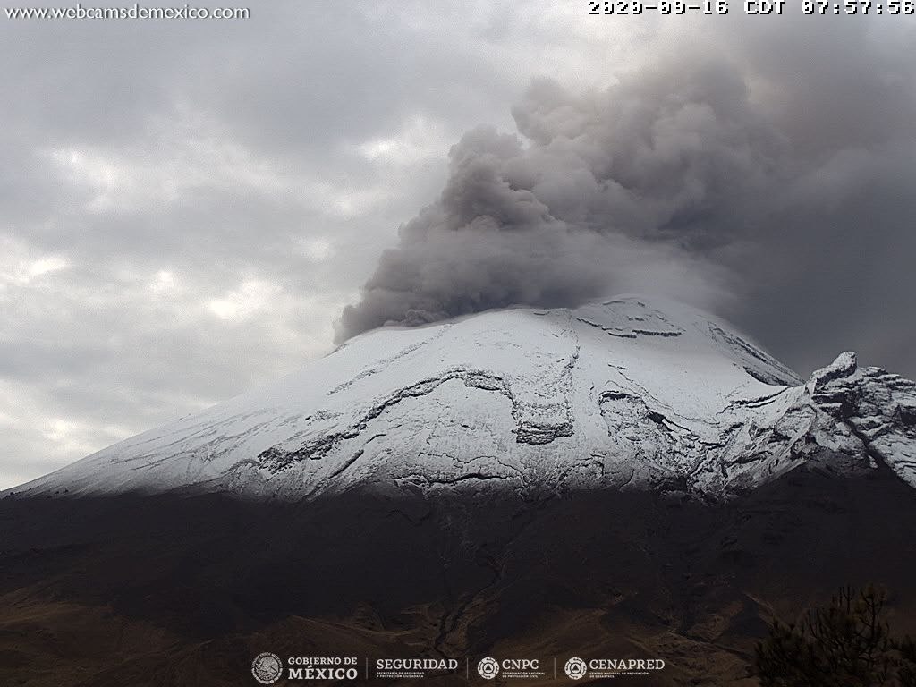 volcan popocatepetl nevado