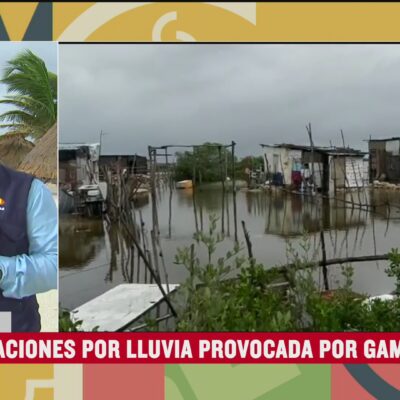 Afectaciones por lluvias provocadas por ‘Gamma’ en Yucatán