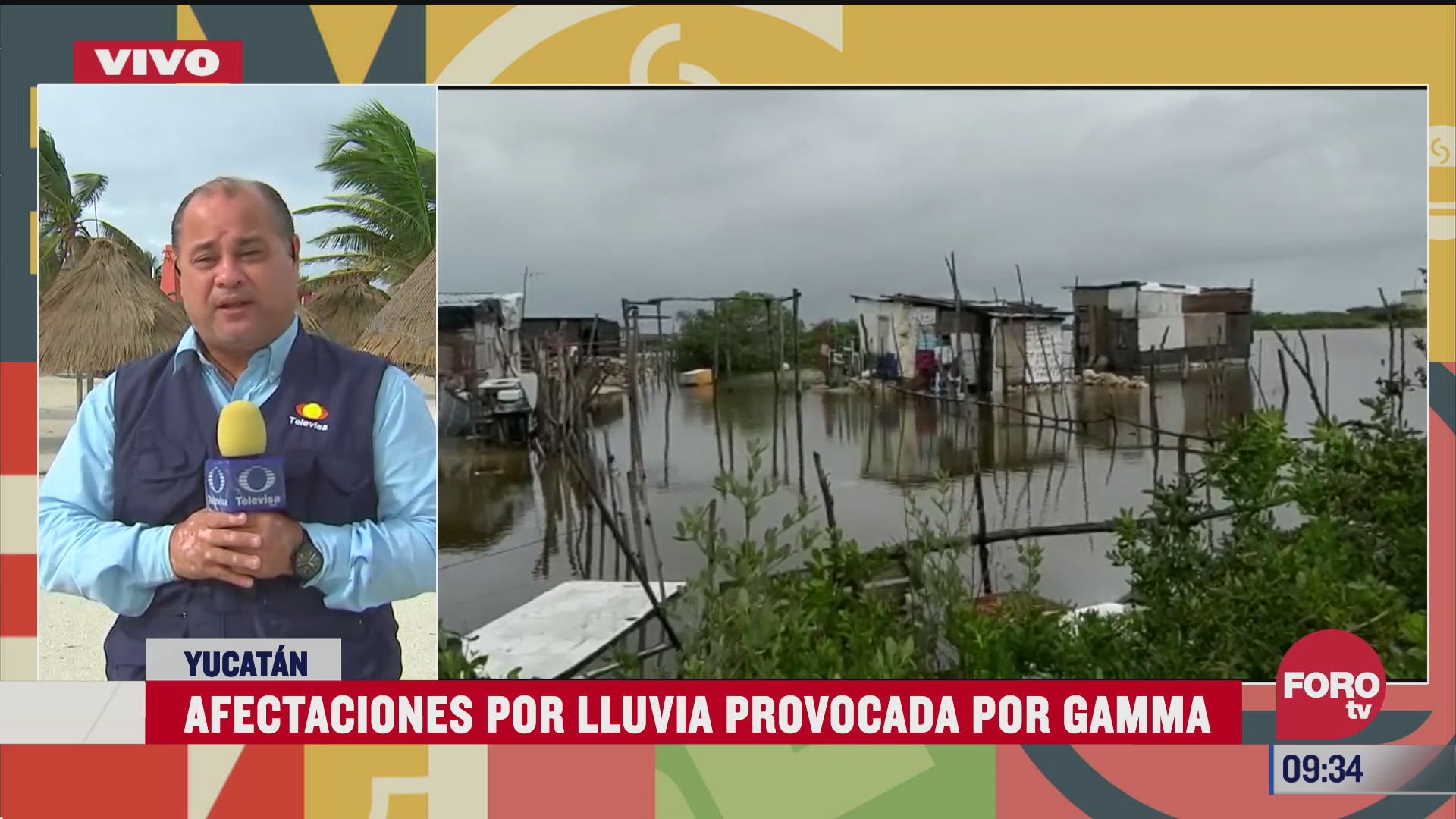 afectaciones por lluvias provocadas por gamma en yucatan