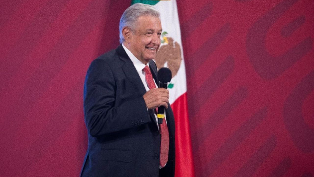 Andrés Manuel López Obrador durante la conferencia de prensa matutina