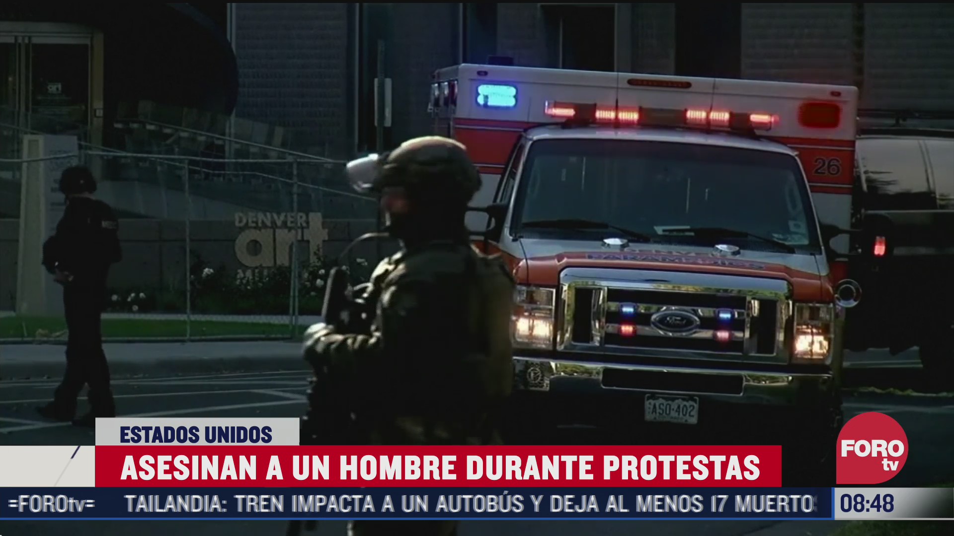 asesinan a un hombre durante protestas en denver eeuu