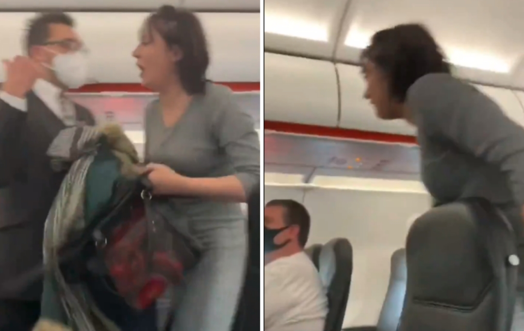 Bajan de avión a mujer que no traía cubrebocas y tosía sobre los pasajeros en irlanda del Norte