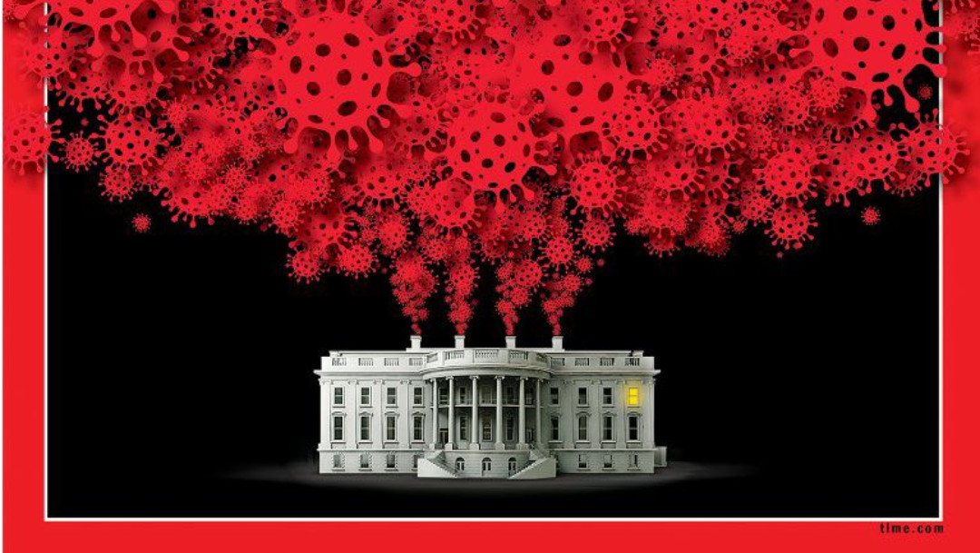 Casa Blanca, revista TIME, coronavirus, portada