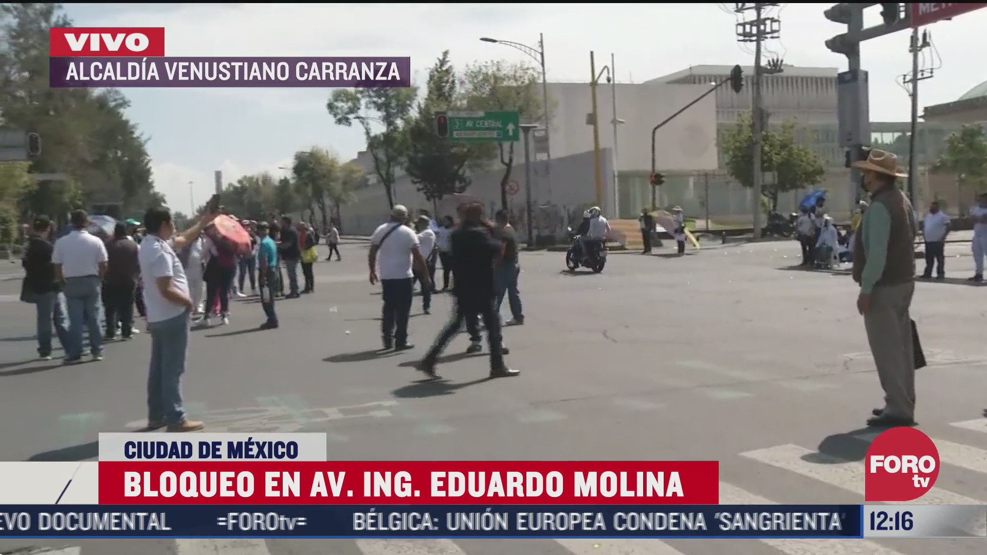 comerciantes bloquean avenida ingeniero eduardo molina cdmx