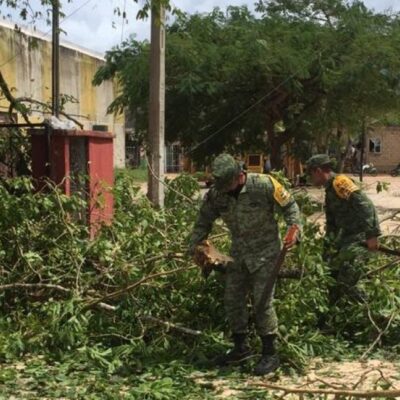 Huracán ‘Delta’ derriba cables y deja sin luz a 400 personas en Tulum