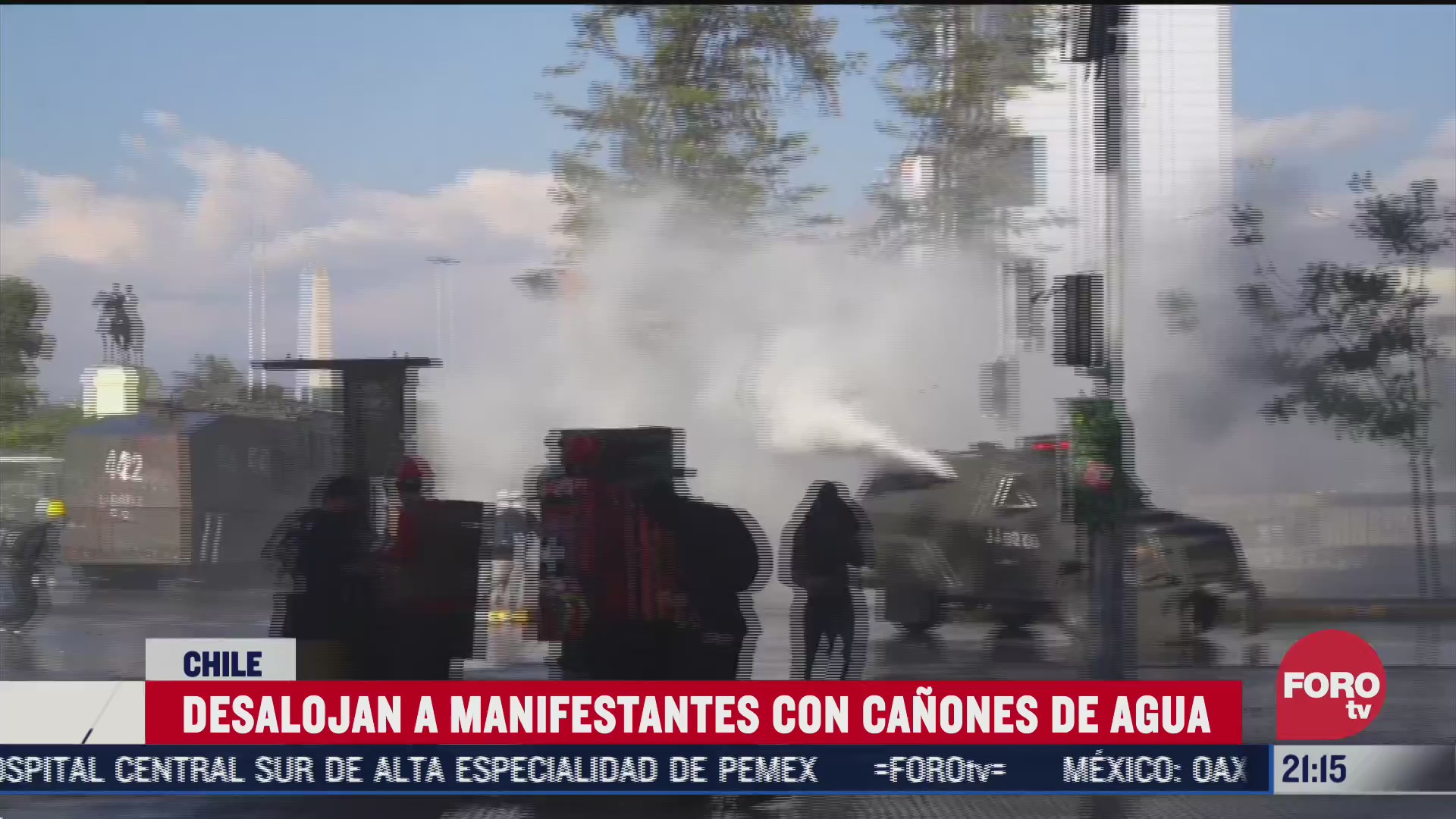 disturbios focalizados tras plebiscito historico en chile