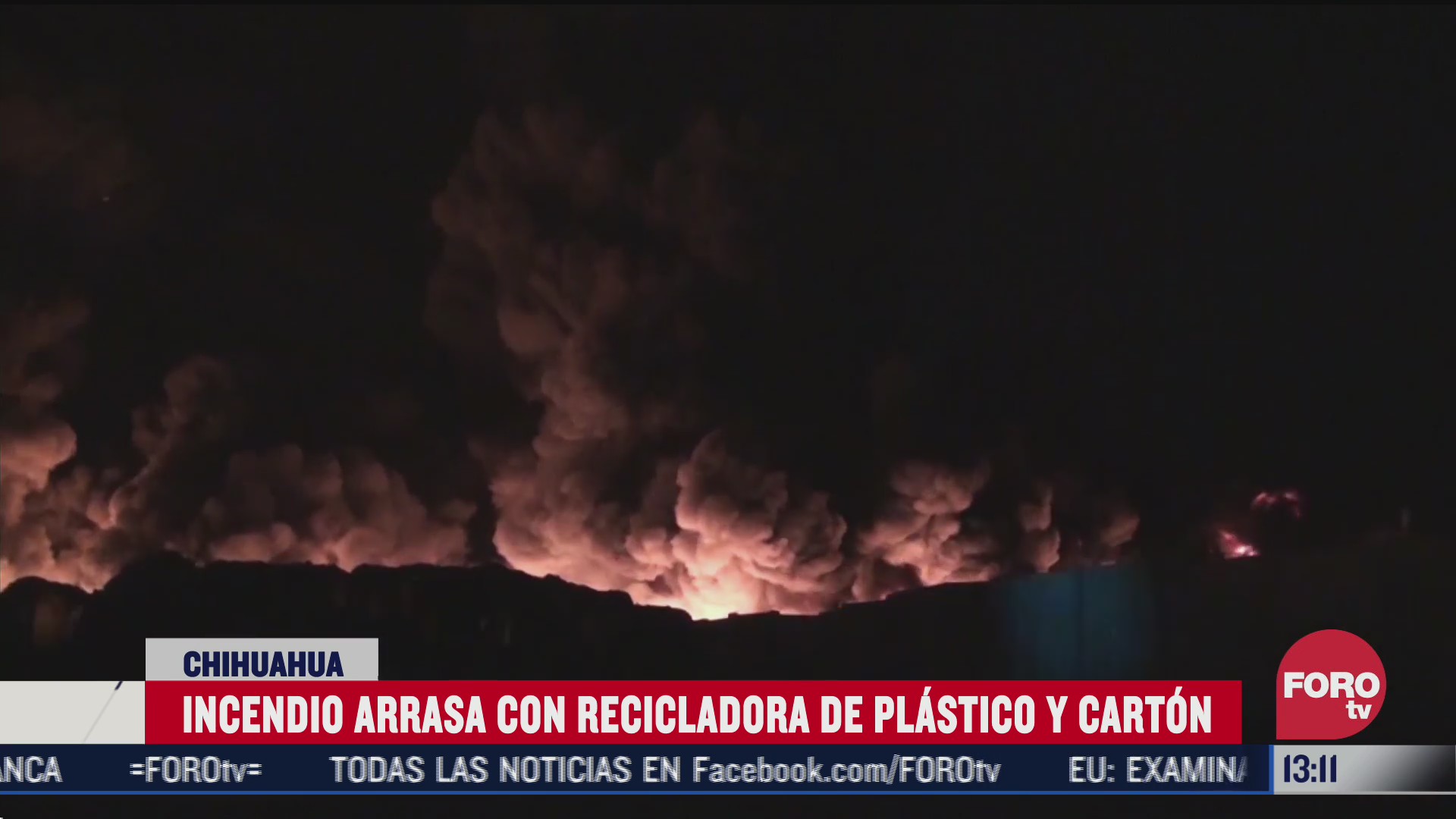 incendio arrasa recicladora en ciudad juarez
