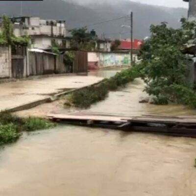 Lluvias torrenciales en Chiapas dejan 300 familias afectadas en 29 muncipios