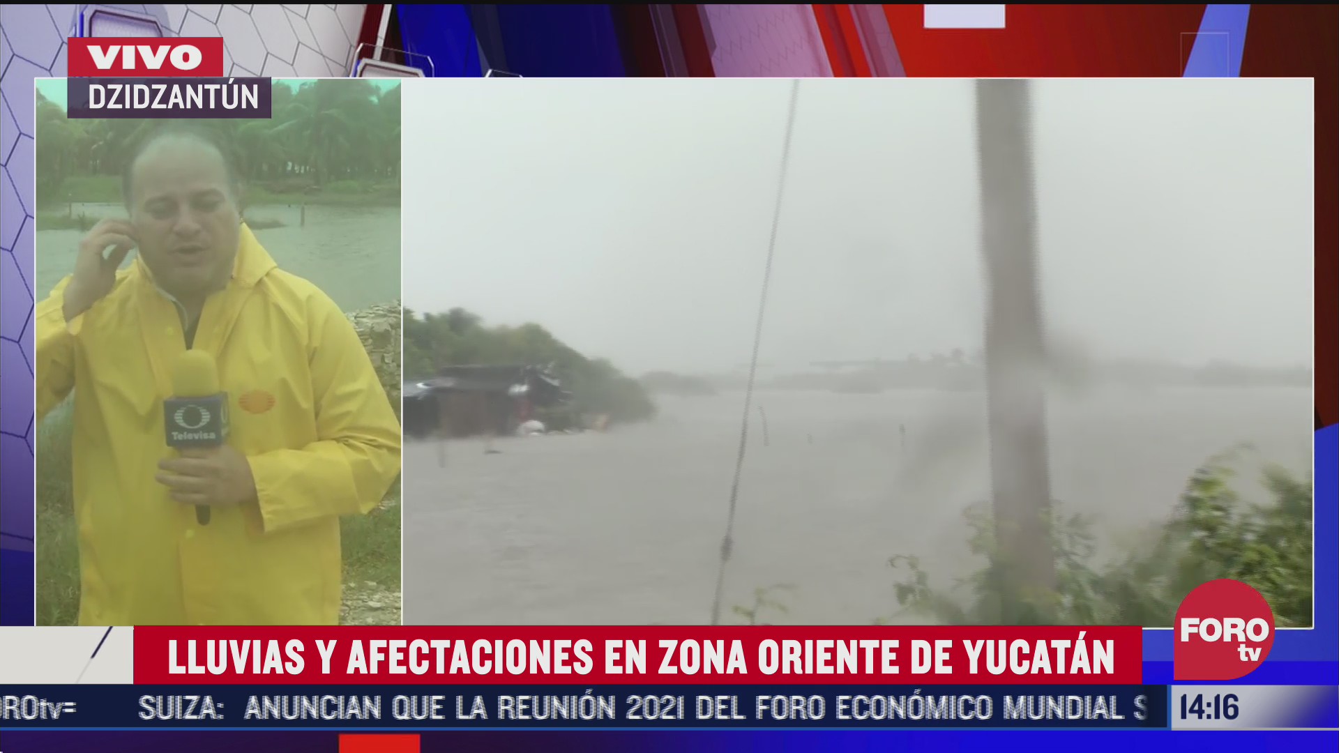 lluvias y afectaciones en la zona oriente de yucatan tras paso de delta