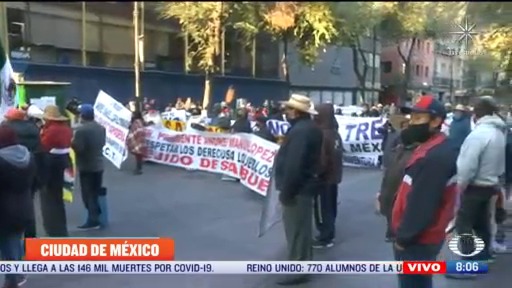 manifestantes intentan ingresar al zocalo de la cdmx