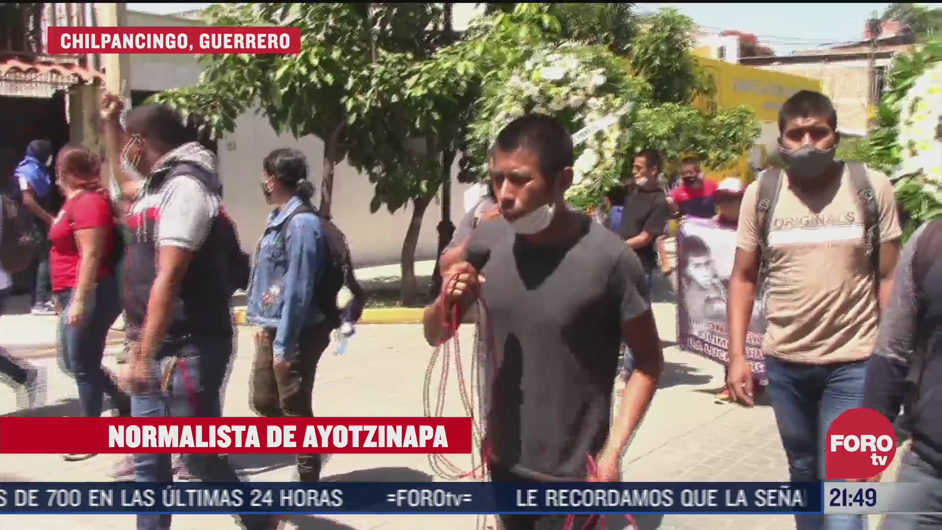 marchan en chilpancingo por los 43 de ayotzinapa