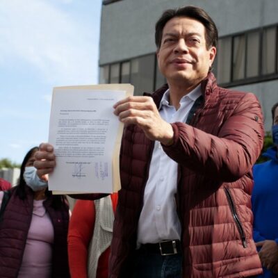 Mario Delgado pide al INE acelerar encuesta para definir al presidente de Morena