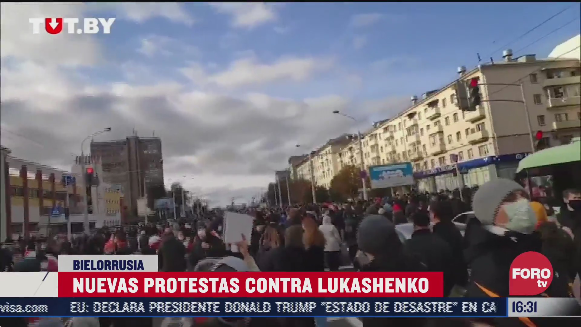 miles protestan contra el gobierno de lukashenko en bielorrusia