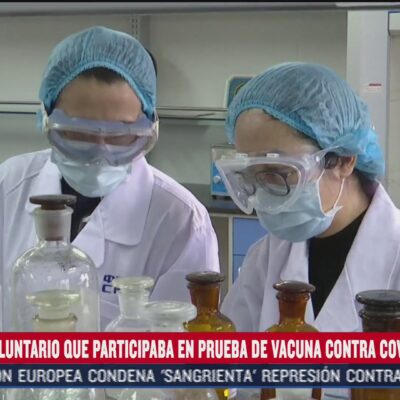 Muere en Brasil voluntario de vacuna contra COVID-19