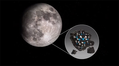La Luna contiene agua helada, según nuevos datos inequívocos de detección de la NASA