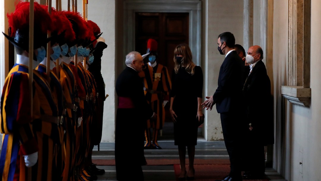 Papa Francisco se reúne con el Primer Ministro español Pedro Sánchez en el Vaticano