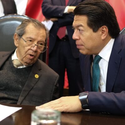 Porfirio Muñoz Ledo y Mario Delgado empatan en encuesta para dirigencia de Morena
