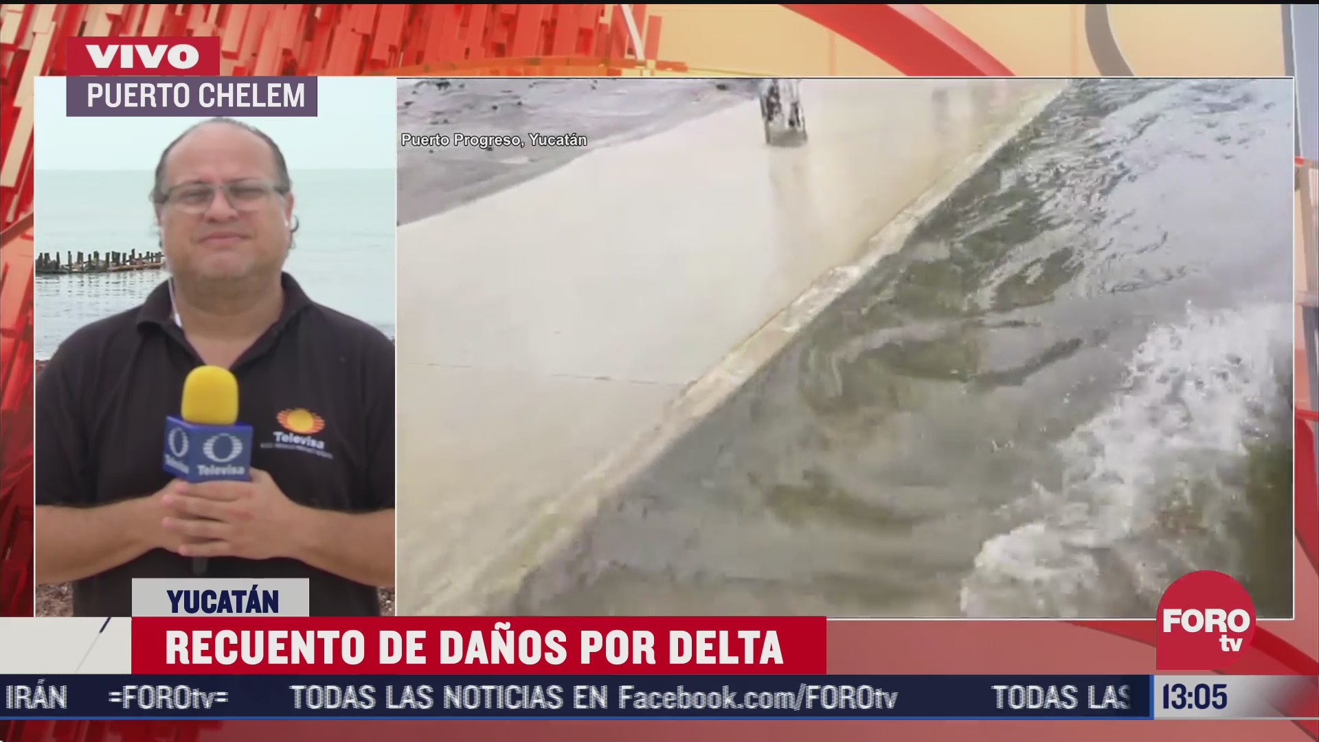 recuento de danos por huracan delta en puerto progreso yucatan