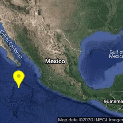 Se registra sismo con epicentro en Cabo San Lucas, Baja California Sur