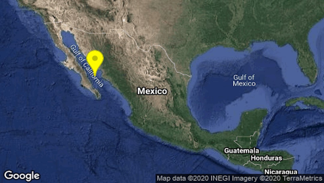 Se registra sismo de magnitud 4.7 en Ahome, Sinaloa
