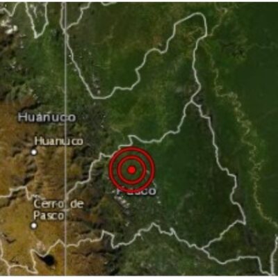Se registra sismo de magnitud 5.7 en Perú