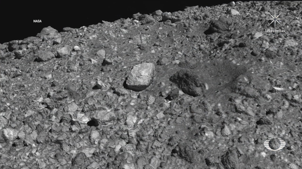sonda osiris rex recolecta muestras de polvo del asteroide bennu